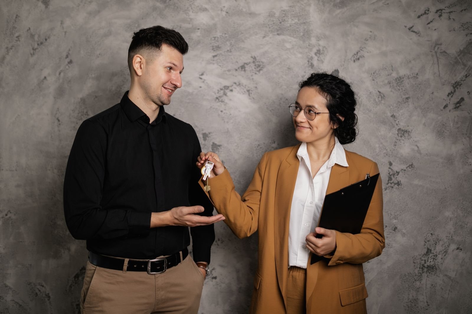 Handing over the keys to a new home